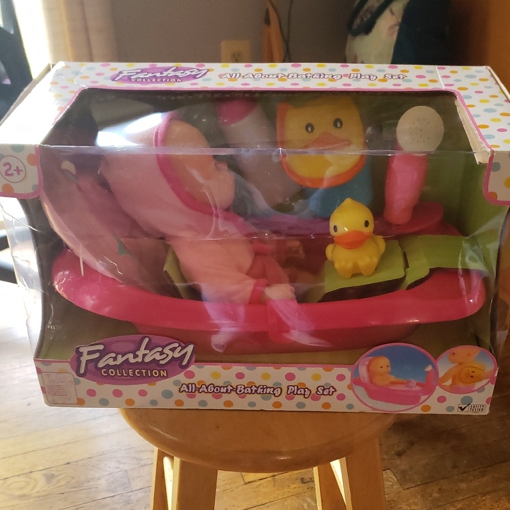 All-About Bathing Play Set - Pink